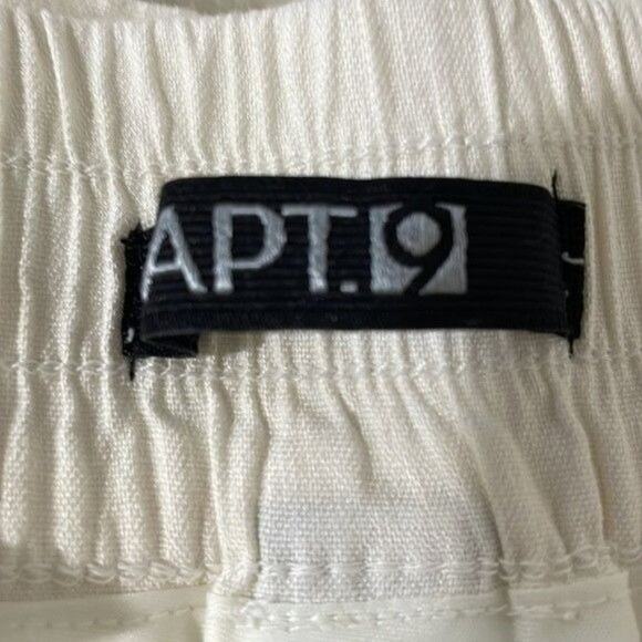 Apt 9 Linen Blend Embroidered Casual Shorts XL - Picture 6 of 8